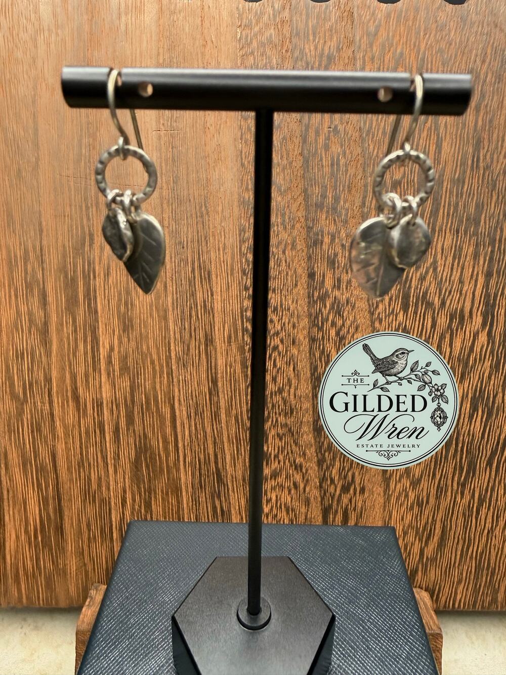 Silpada Falling Leaves W1773 Sterling Silver Leaf Dangle Earrings Retired